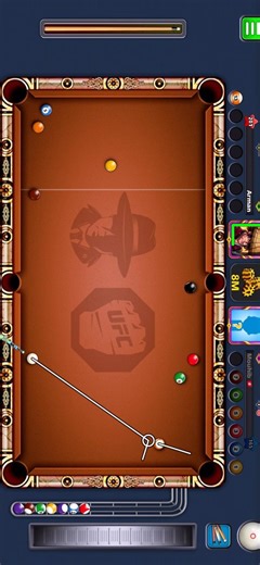 8 Ball Pool first trick shot #8ballpool #viralvideo #shortsfeed #youtubeshort
