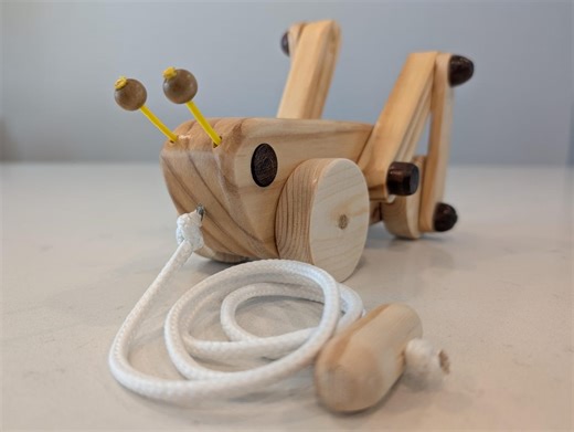 Handcrafted Wooden Cricket Toy – Made by Grandpa & Grandson | Eco-friendly Gift - Etsy