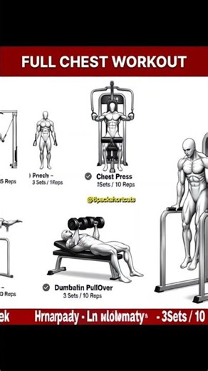 Build Your Chest FAST: The 6 Best Chest Exercises Every Beginner Must Master #shorts