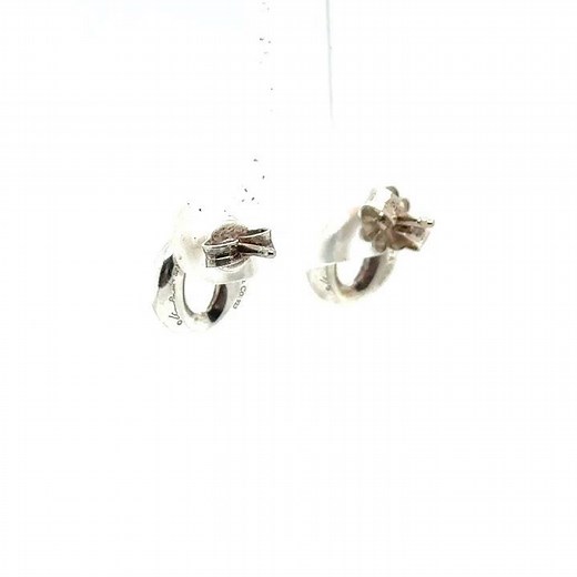 Tiffany & Co. Silver Elsa Peretti Sevilla Stud Earrings 2.7g