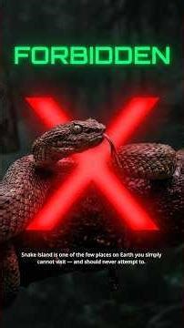 Brazil’s Snake Island – Forbidden to Humans
