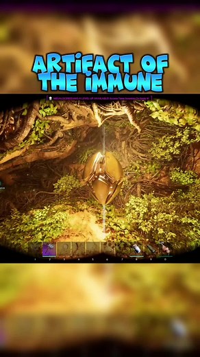 💎Artifact of the Immune in Ark Survival Ascended #arksurvivalascended #ark #swampcave #artifactoftheimmune #clicktockclock #arkcaves