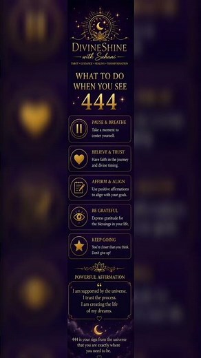444 Angel Number Meaning 🌟 A Powerful Sign of Divine Protection & Guidance Universe Message#energy