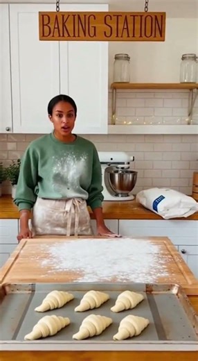 Flour explosion 💀 POV: the BAKING STATION lied to me