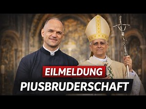 💥 Es ist offiziell: Die PIUSBRUDERSCHAFT wird wieder BISCHÖFE WEIHEN!