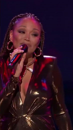 @iamchantemoore performs on the Music Cares stage alongside @bustarhymes and @spliffstar mr lewis