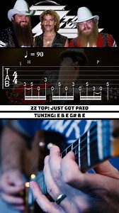 284K views · 3.4K reactions | Just Got Paid guitar riff by ZZ Top. Get this guitar tab and over 200 more when you join my GuitArmy Riff Factory course - link's in my bio. I'm now offering private online guitar lessons tailored for players just like you who are ready to level up. For more info, send me a message or check out GuitArmy—link's in my bio! | GuitArmy | Facebook