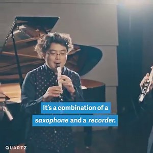 6.8M views · 27K reactions | Listen to this newly invented instrument. The Yamaha Venova is a combination of a saxophone and a recorder. | Quartz | Facebook