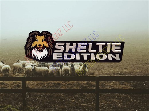 Shetland Sheepdog Sheltie Edition Car Truck Badge - Etsy