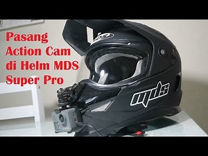 Pasang Action Cam di Helm MDS Super Pro | Persiapan MotoVlog | Erik Rahman