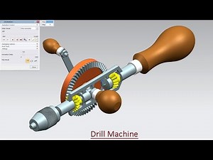 Drill Machine - Motion Simulation (Video Tutorial)--Siemens NX
