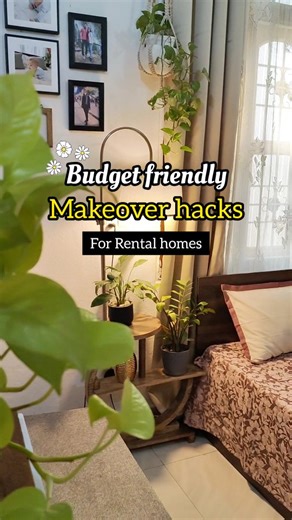 Preety | Home decor🧿 on Instagram: "Budget friendly home makeover hacks for rental spaces!!🌷✨🌷 . . Save and share!! ❤️📤 . . Follow @decorating__mi_casa for more ideas 😍😍 . . . . . . . . . . . Home makeover ideas,rental homes,rental spaces,small spaces,home decor ideas,ghar, styling, transformation,home decor,love,fun,sukoon,peace,viral reels #rentalhomedecor #rentaldecortips #smallspaces #minimalhomes #viral #trending #homedecorideas #prettydecor #