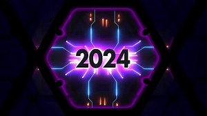 2024 New Year Neon Circuit Background Stock Footage Video (100% Royalty-free) 1110816059 | Shutterstock