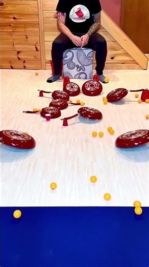 Craziest Ping Pong Trick Shot! #trending #youtubeshorts #fyp #usa