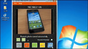 "Camera Remote" which enables remote operation of smartphone built-in camera from personal computer or another smartphone