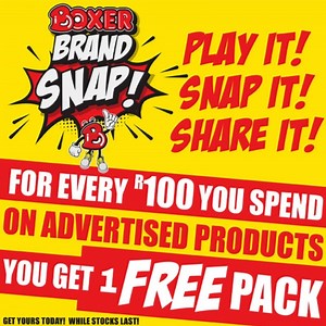 A NEW week & month end means you need to get to Boxer for all our awesome specials and deals! We've got something for everyone at Your Favourite Discount Supermarket. Visit our website https://bit.ly/3BbpjpX or download our Boxer App from your play store now for more! And remember to collect your Brand Snap cards so you can have unlimited fun at home! | Boxer Superstores