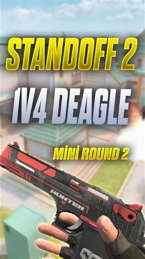 mini round 2 | Standoff 2 Deagle 1v4 #standoff2