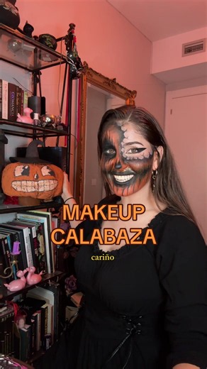 Maquillaje de Calabaza inspirado en Potasio K - Día 10 de Aliween