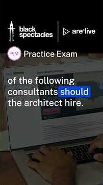 PjM Practice Exam Question #shorts #architecture