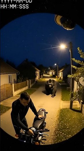 CCTV Captures Dog Chasing Away a Gorilla 😳