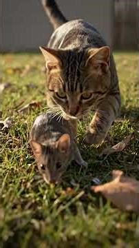 Cat vs Mouse Backyard Hunt