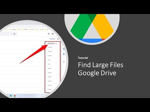 How to Find Large Files on Google Drive