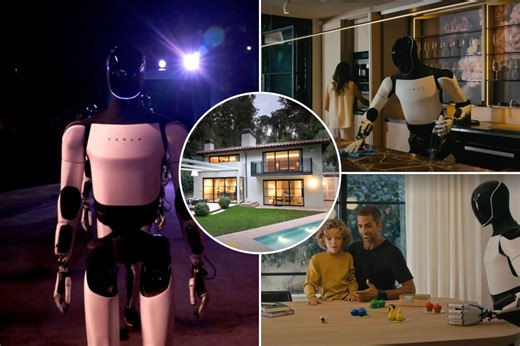 Exclusive | Tesla’s new humanoid robot made its video debut inside this $6.85M LA listing
