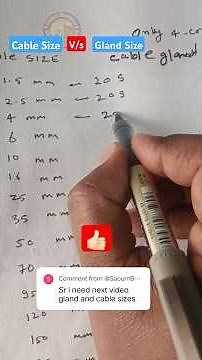 Choosing Cable Size & Gland Size - Everything Electrical