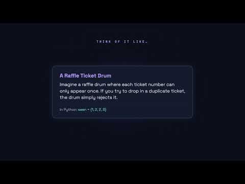 Sets - Python for Beginners