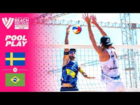 Hölting Nilsson/Andersson vs. Vinicius/Heitor - Pool Play Highlights | João Pessoa 2026 BeachProTour