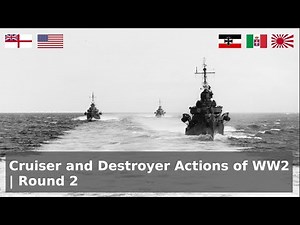Cruiser and Destroyer Actions of WW2 - Convoy Confrontations