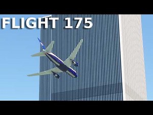 9/11 - United Airlines flight 175 crash animation | Microsoft Flight Simulator 2020 (MSFS)