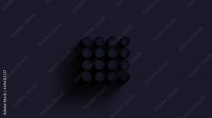 Loading loop animation. Abstract motion. Dark background. Preloader animation. Stock Video