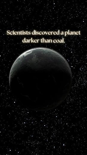The Darkest Planet Ever Discovered #cosmicspark #space #exoplanet