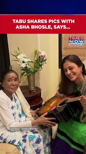 Tabu Drops Photos With Asha Bhosle, Actor Shares Heartfelt Note #shorts