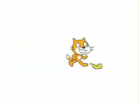scratch 3.0 shorts: the banana peel (Random Scratch Projects TURBOWARPED #20)