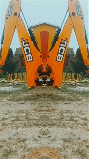 JCB vs JCB🔥Crazy Machine Power Test!#JCB#JCBvsJCB#JCBShorts#HeavyMachinery#MachineBattle#ViralShorts