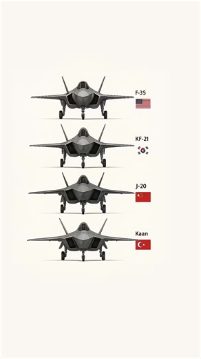 18K views · 34 reactions | F-35 vs J-20 vs KF-21 vs KAAN： The 5th Gen Face-Off #WeaponComparison #MilitaryTech #ArmyWeapons #ModernWarfare #DefensePower | MPinnacle | Facebook