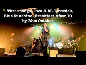Blue October songs from The Answers! 🌳 2AM Lovesick, Blue Sunshine, Breakfast After 10 • June 2025