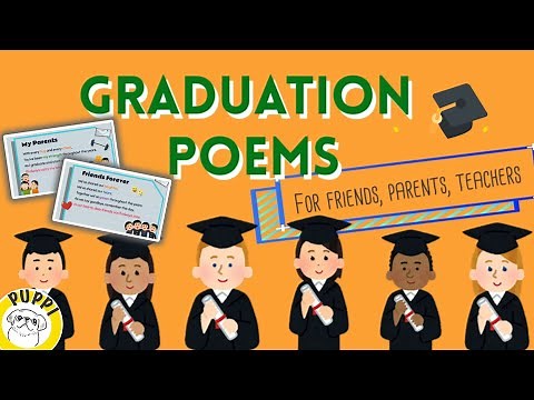 Graduation Poem for KIDS👩‍🎓 |Perfect for friends, parents & teachers👨‍🎓 | Read aloud |ESL |beginners