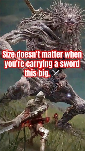 Size doesn't matter when you're carrying a sword this big. ⚔️ ELDEN RING: Berserk Sword #eldenring