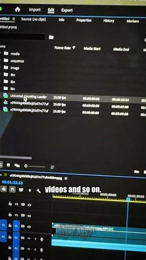 How to create folders in premiere Pro