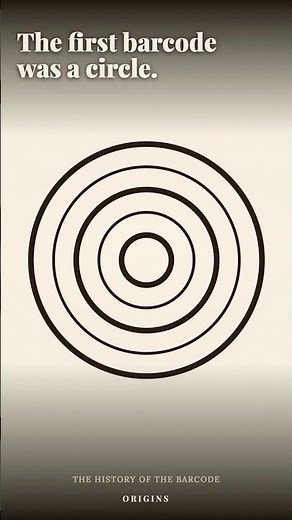 The first barcode was a circle — and it failed. #history #facts #explained #inventions #documentary