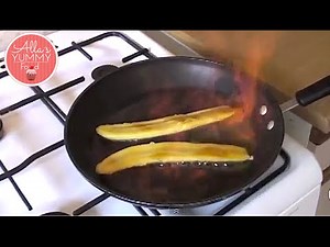 Banana Flambe Recipe - Бананы фламбе Pецепт