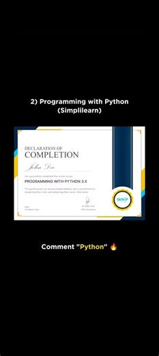 Python free certificate for freshers | must do this before 2027