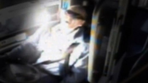 Watch: Bus driver crashes into homes after taking drugs