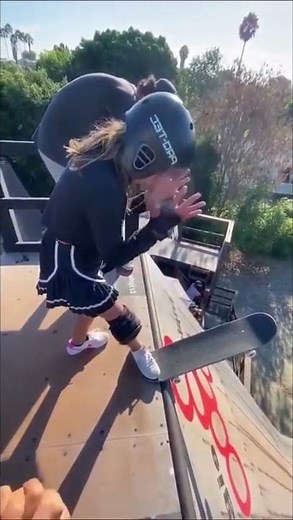 When Tony Hawk helped Sky Brown to face her fear and go down the mega ramp