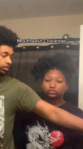 This mouthwash challenge aint no joke bruh‼️😭 I still can’t feel my mouth after that🤦🏽‍♂️💯 (Posting uncut version on my IG: @gxlden_a.team🫣😳) @kennilove03 #fyp #foryou