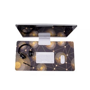 [Hot Item] Manufacturer Directly Leather Mouse Pad Notebook Computer Desk Pad Student Writing Pad Digital Printing Custom Pattern