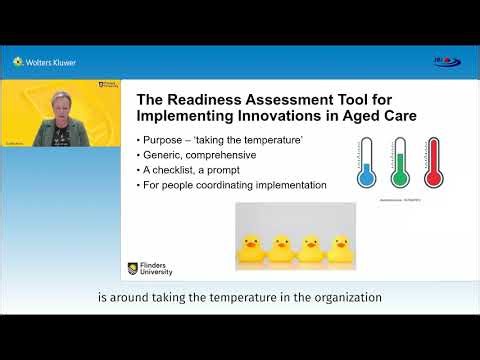 Readiness assessment tool for implementing innovations in aged care